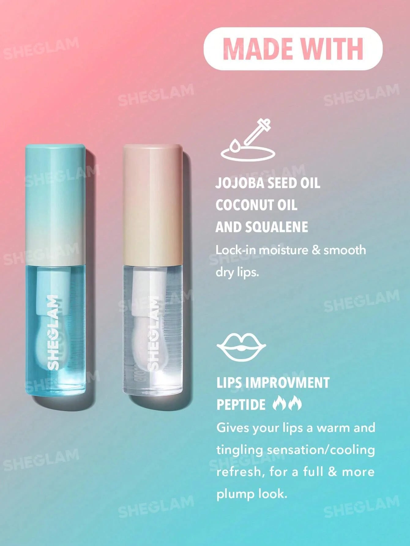 Sheglam Plump Addict Hot & Cold Gloss Duo
